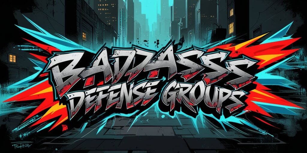 Badass Defense Groups Names