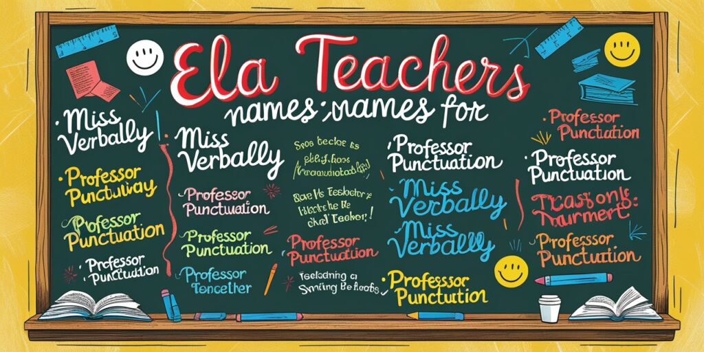 Funny Names For Ela Teachers