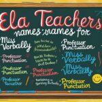 Funny Names For Ela Teachers